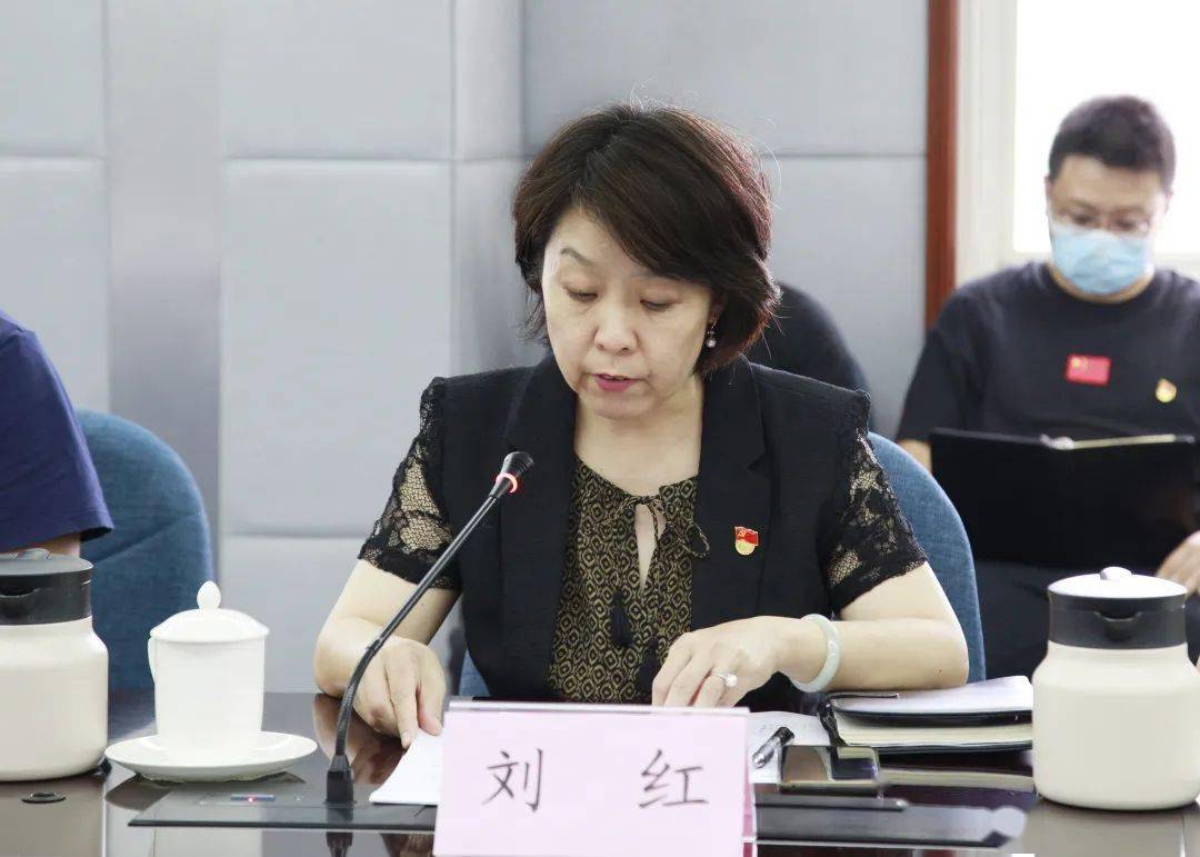 会上,区委政法委副书记刘红通报了区委政法委政法队伍教育整顿工作