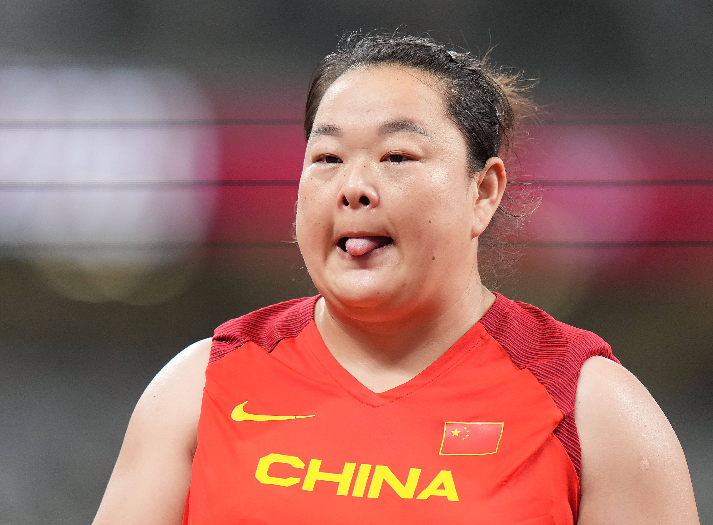 田径——女子链球:中国选手王峥获得银牌