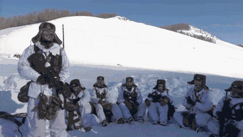 八一建军节万浩物业致敬最可爱的人