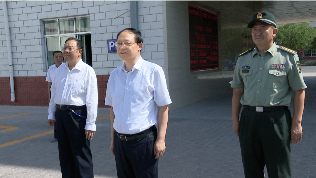 市领导王钧,王方太,常守远,王富民,陈晰,市委常委,金昌军分区政委