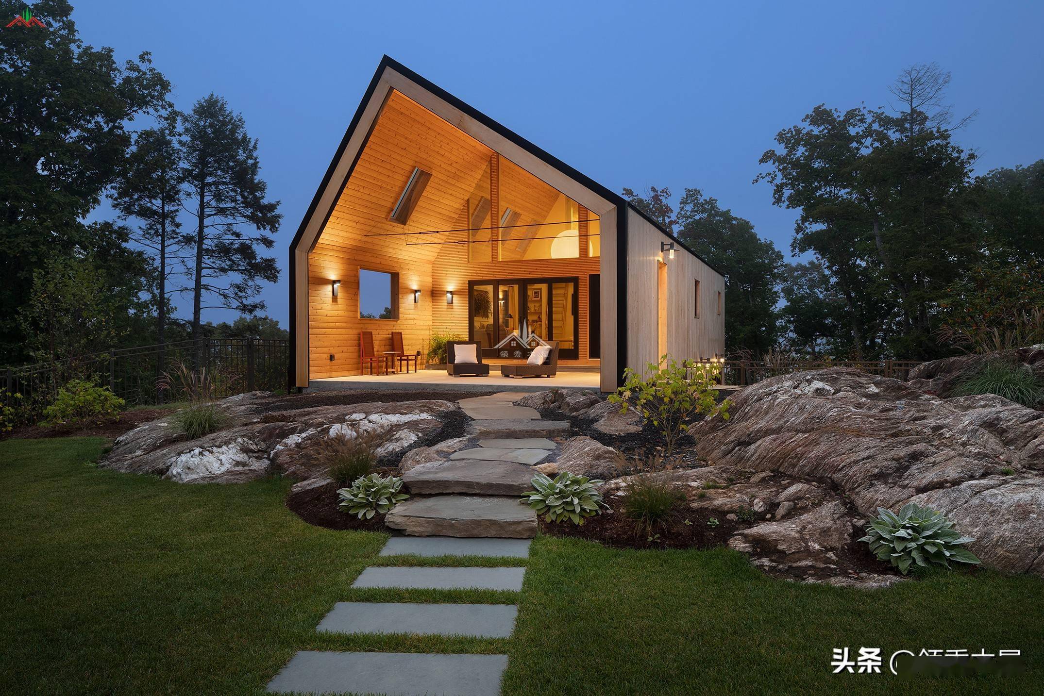 90的人需要的不是多么豪华的木屋而是需要这样精致的木屋