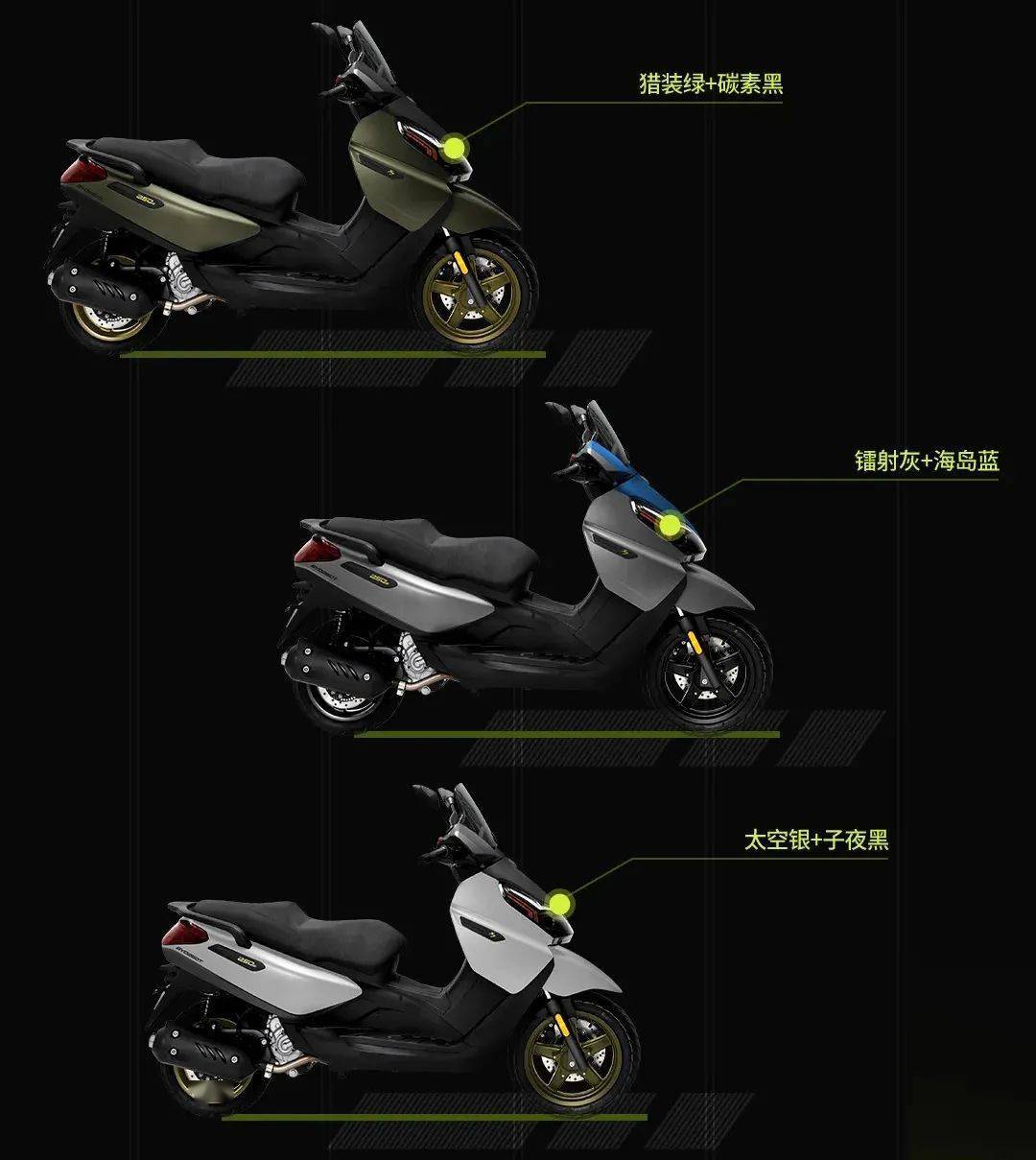 宗申比亚乔x7推出耀夜版,新增三款配色,售价维持不变