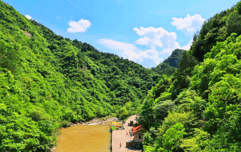 英山桃花冲风景区图片图片