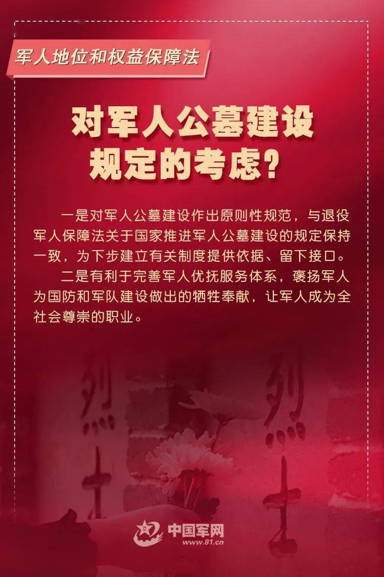 海报丨军人地位和权益保障法重要规定系列解读(三)