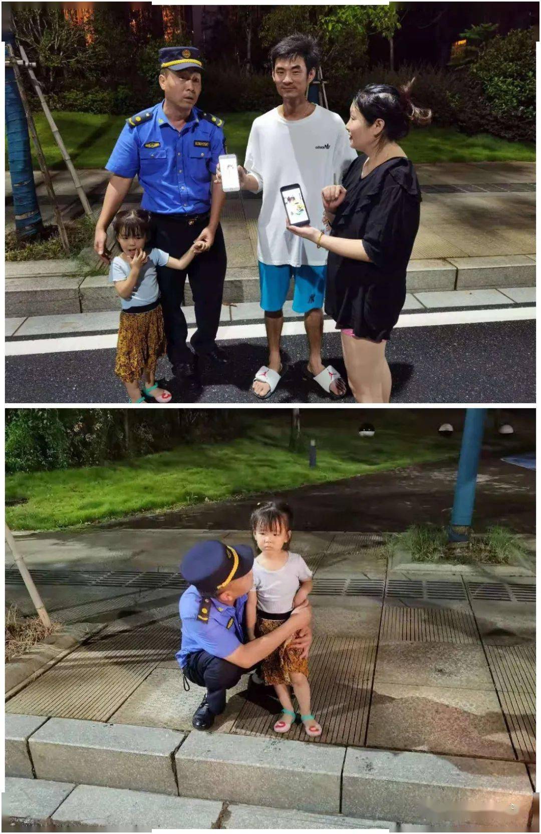 8月4日晚9点左右,九龙湖城管执法中队队员李文峻,彭伟华,熊俊辉在斗门