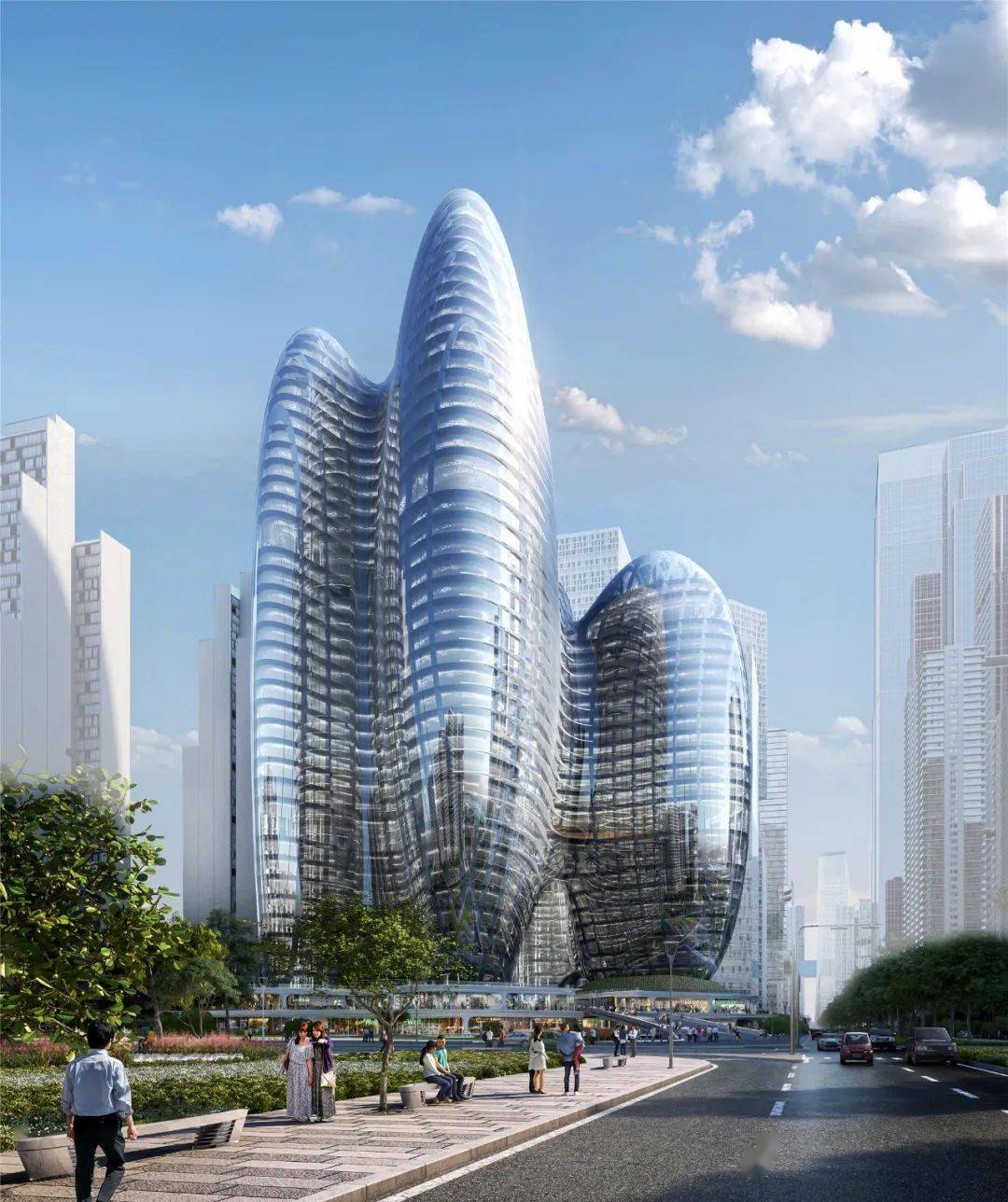 总建筑面积约30万㎡,总投资约95亿元,建成后片区将拥有6轨6站超级综合