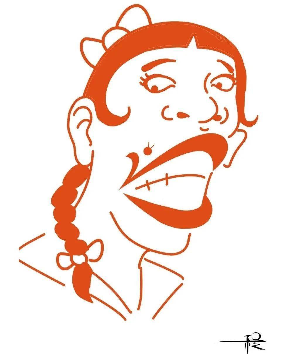 笑yue了,这个"如花" 竟然由贵人鸟图标构成