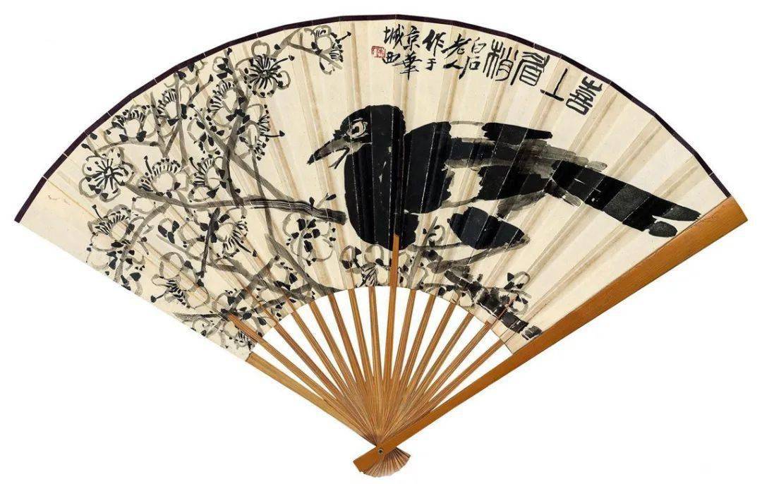 齐白石花鸟扇面一次看个爽