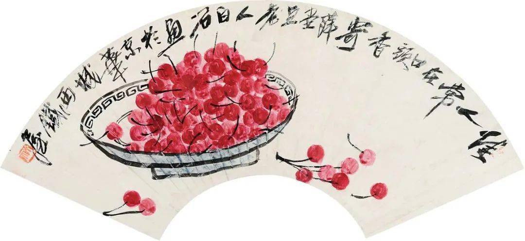 齐白石花鸟扇面一次看个爽