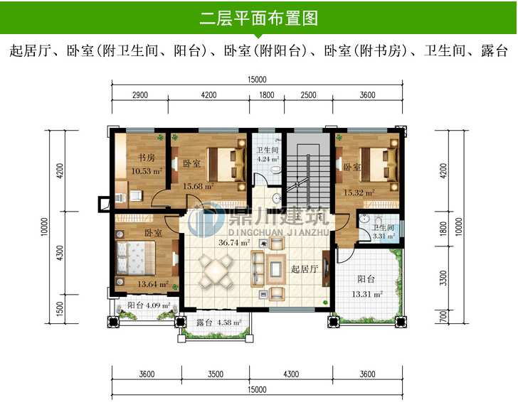 8米主體造價:40-50萬結構形式:磚混結構編號:dc0629三層別墅建房子是