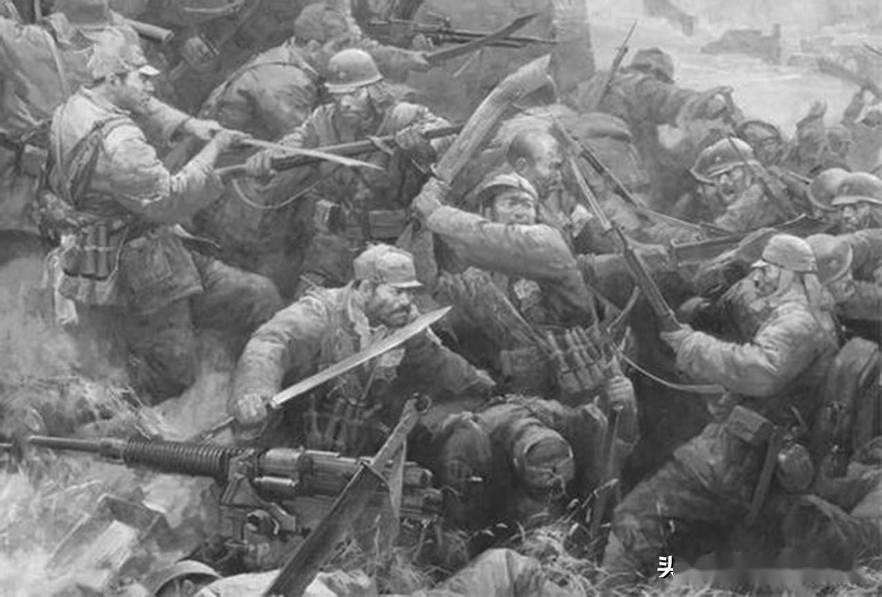 肉搏战比枪战更加残酷,尤其是在夜间,互相看不清,得非常小心.