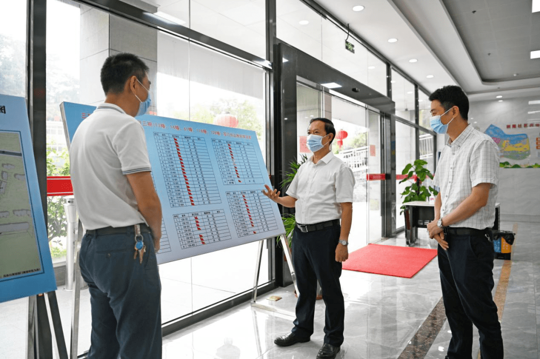 市委常委,组织部部长刘宝怀来到列东街道圳尾社区,现场听取三明卫校