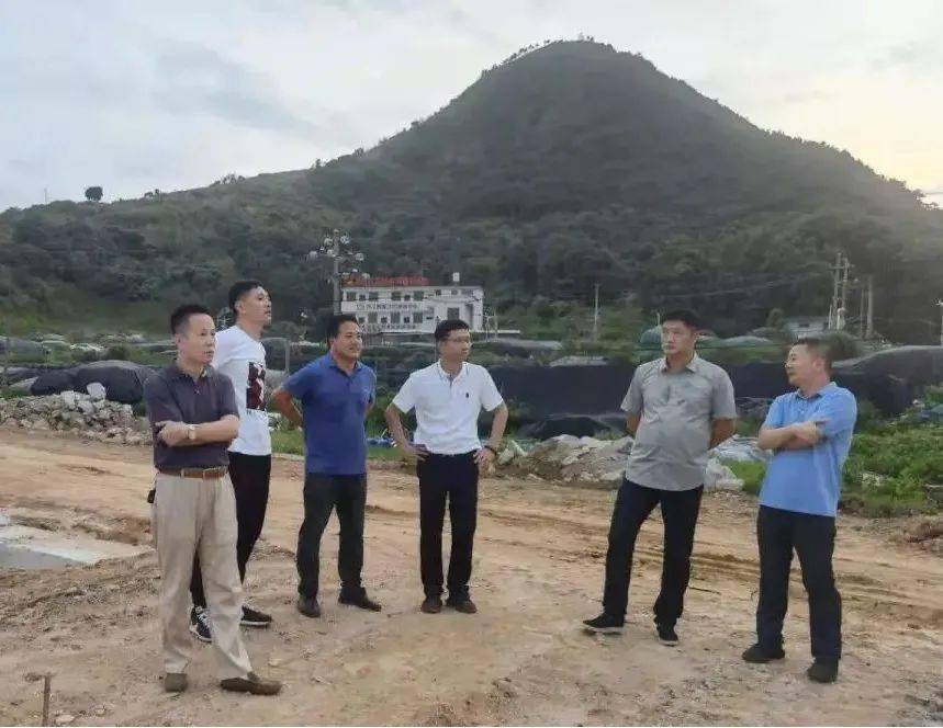随后,鲍林峰一行前往围江村,现场协调解决该村150米村道修缮的资金