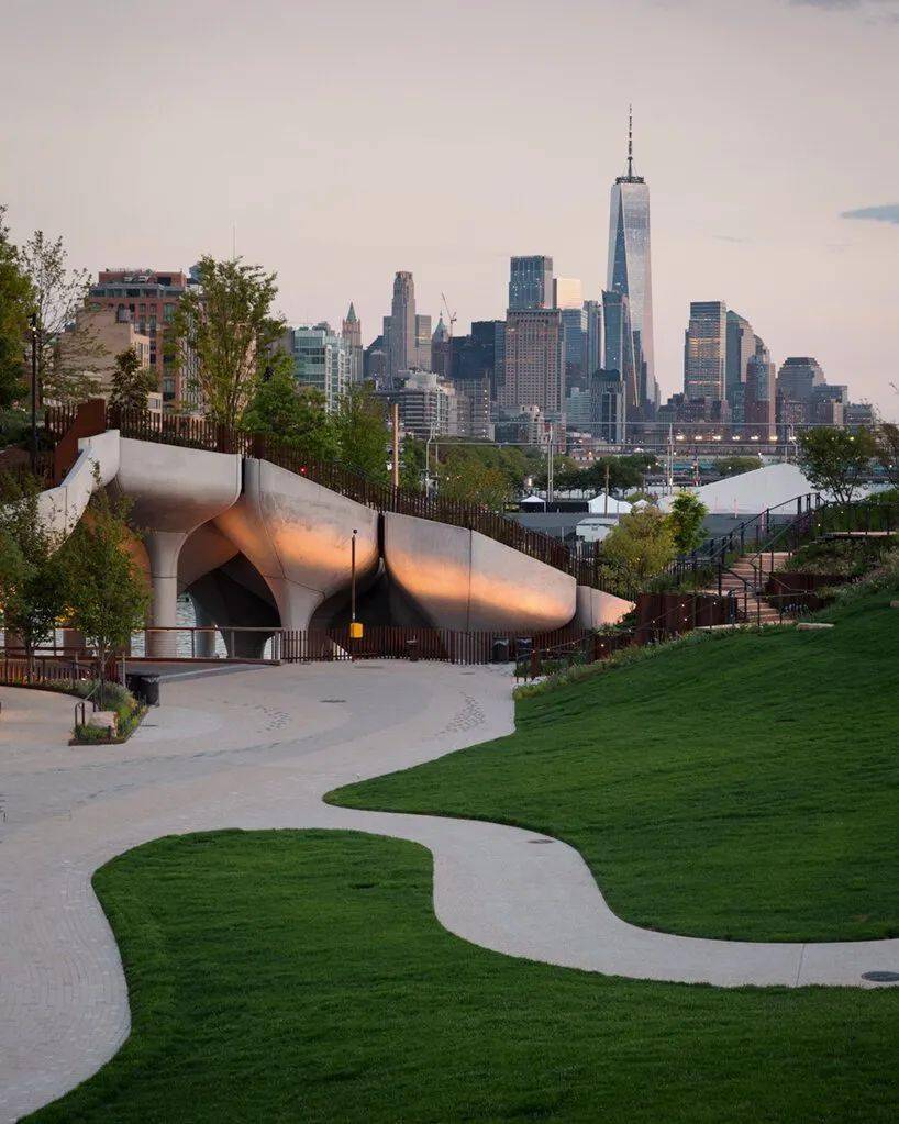 鬼才heatherwick纽约飘浮公园正式开放建造过程曝光