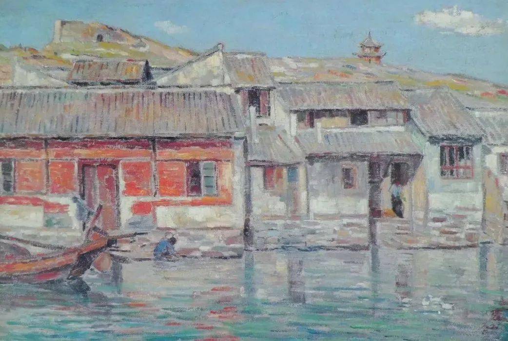 中国现代油画的先驱者用印象派风格画中国的画家