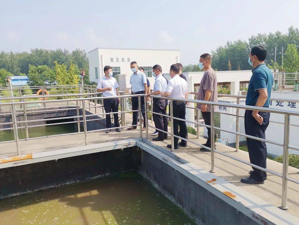 宿迁市生态环境局局长朱增银带队调研湖滨新区生态环境保护工作