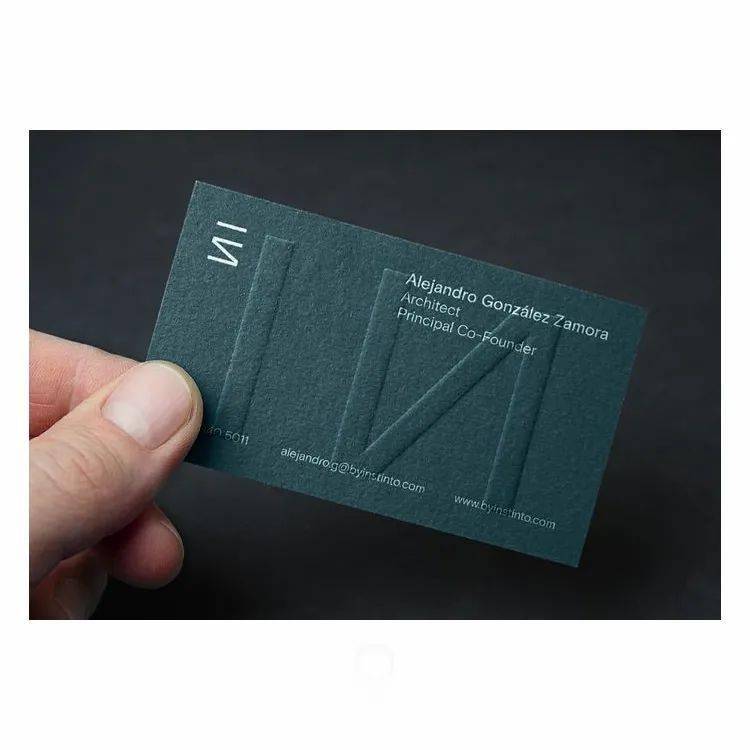 名片的印刷工艺凹凸