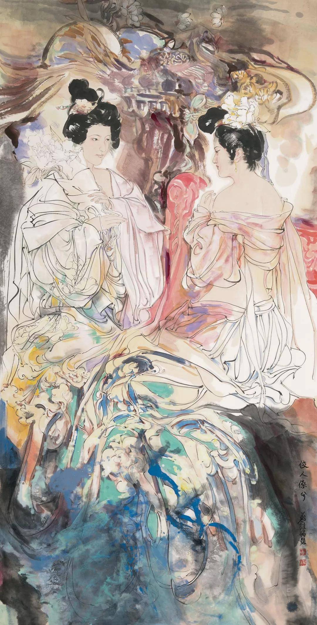 苏维贤人物画欣赏