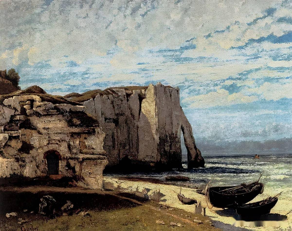 法国画家库尔贝风景油画作品选粹