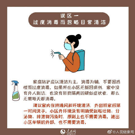 误区|划重点了！划重点了！疫情防控期间 你需要注意的居家消毒8大误区