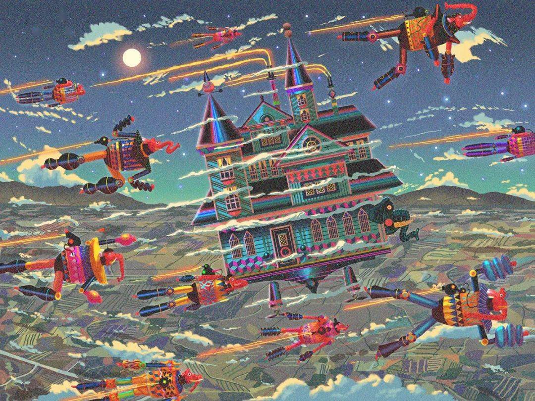 铁屑|这个小哥画风，好诡异的魔幻！