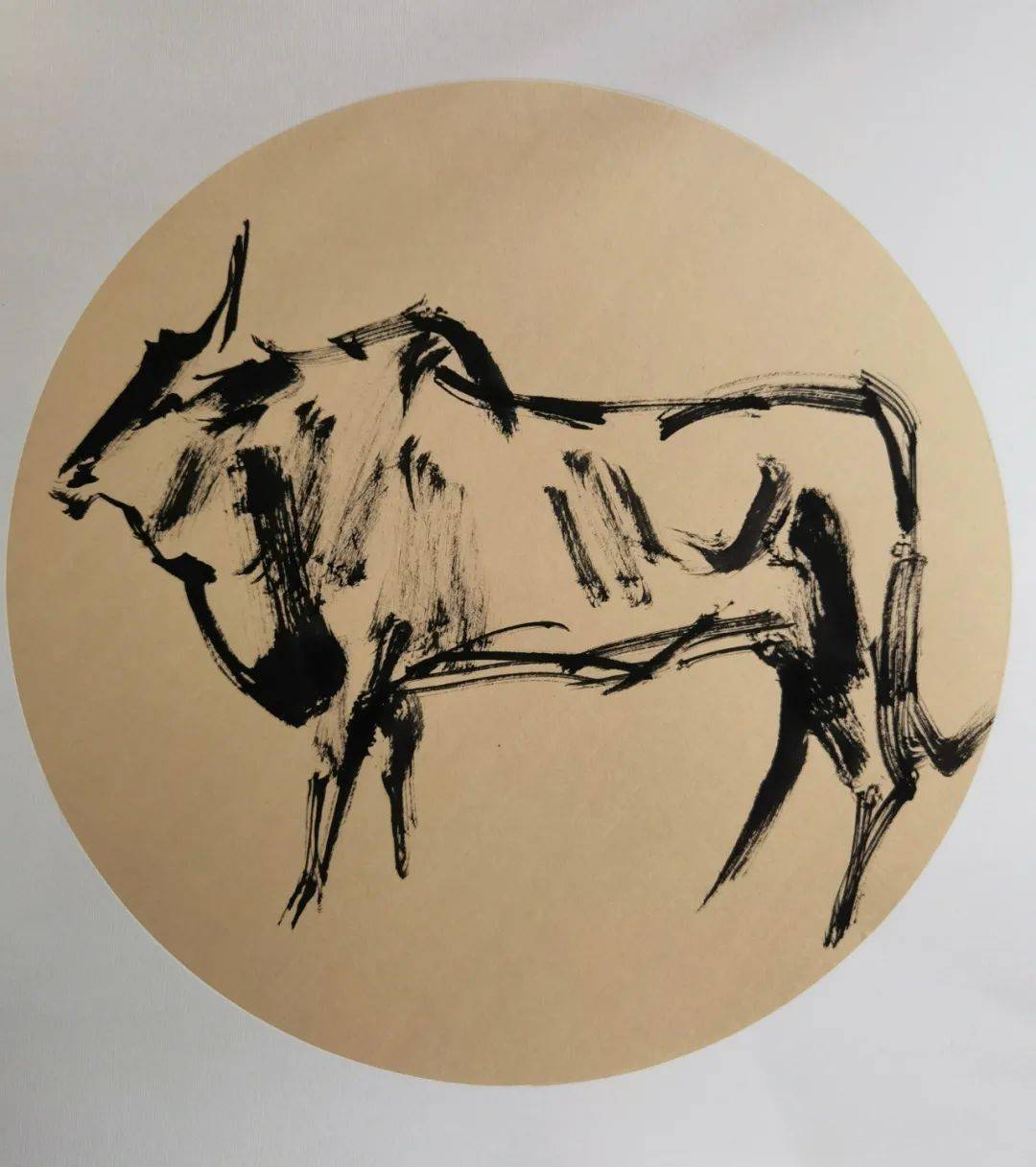 尤明杰作品:孺子牛