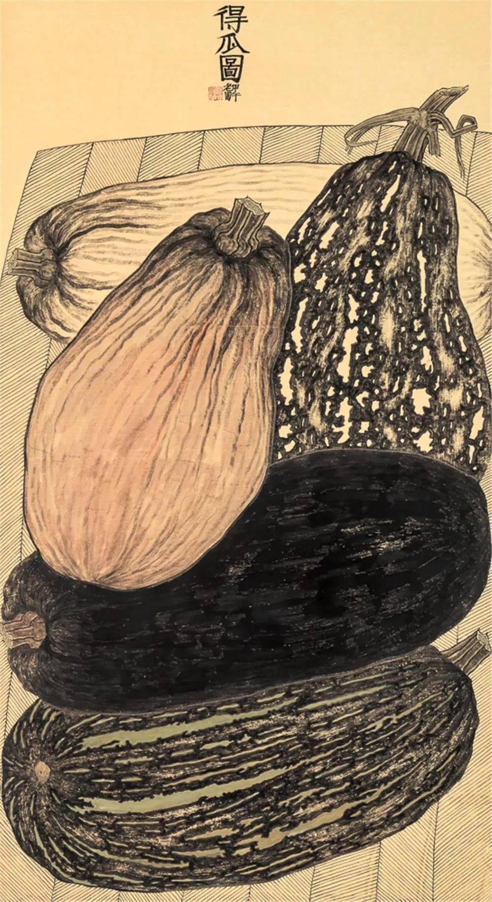 这果蔬画装饰味十足