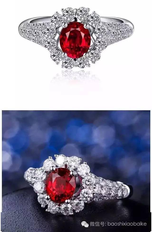 奢华红宝石戒指款式大全_百科
