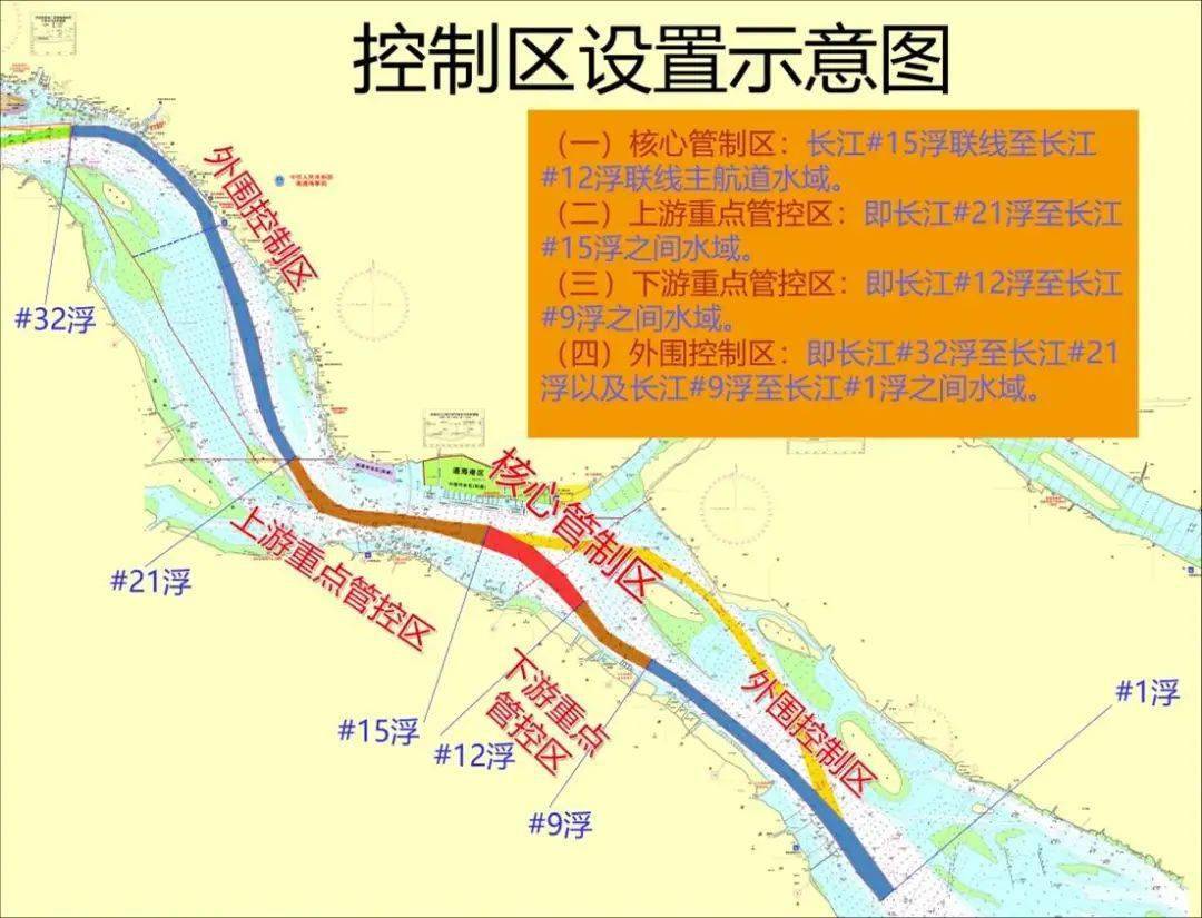 占用原上行船舶推荐航路,同时占用深水航道部分水域