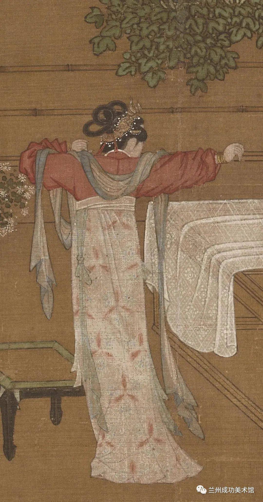 【诗画阅微】南宋 刘松年《宫女图》欣赏_宣传