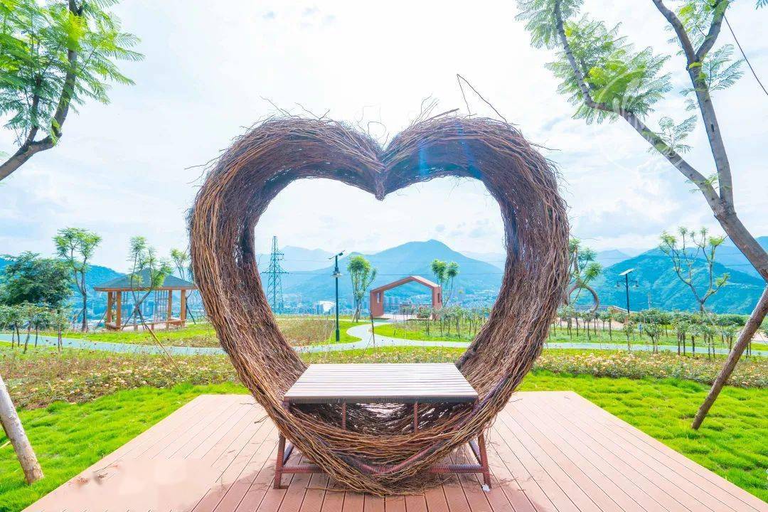 依山而建的山地公园米易新增一处休闲打卡地