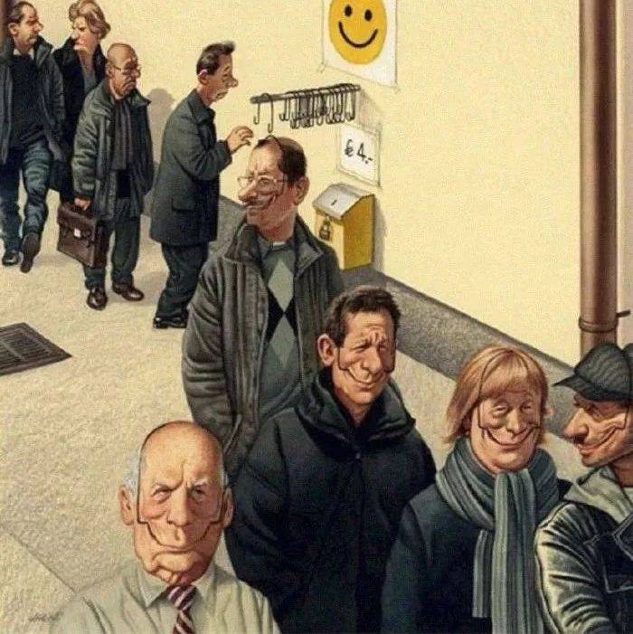 18幅反思现代人的漫画,触动很多人的心灵!_Wi-Fi