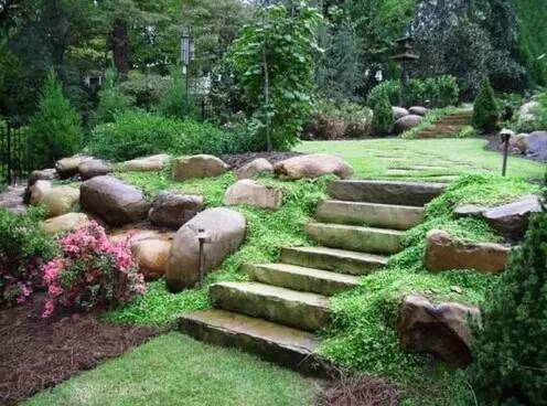 无石不成园,石头设计竟然这么美!_花园