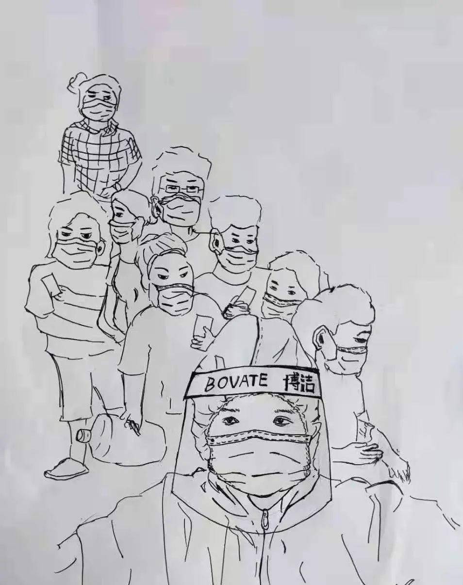 网上青少年宫防疫展厅用画笔致敬最美逆行者三
