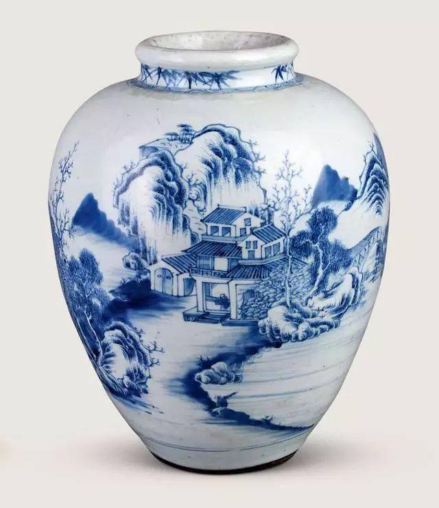 中国古玩　康熙年製 人物　風景　青花　染付　花入　中国美術 清代 明代 清朝期 康熙青花：独步清朝的老大_搜狐网