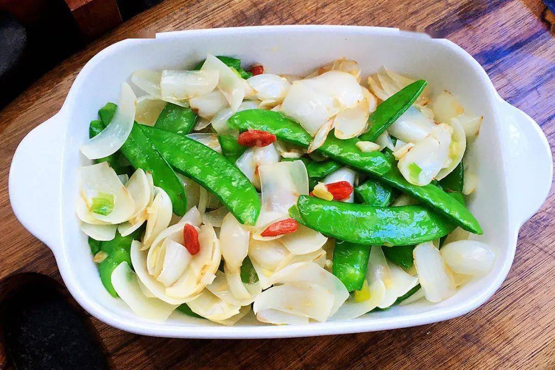 百合炒荷兰豆美味又下饭的家常菜