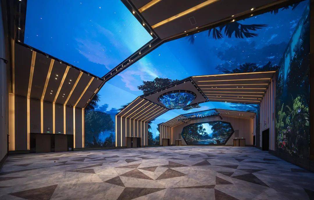 北京首家超大型沉浸式全景屏幕宴会厅简介