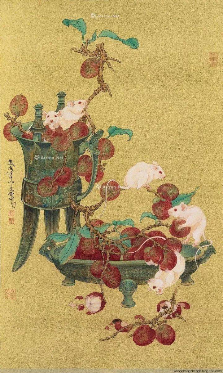 任重,自号千里,职业画家,收藏家.画室名浴桐小馆.年少才俊,深思敏学.