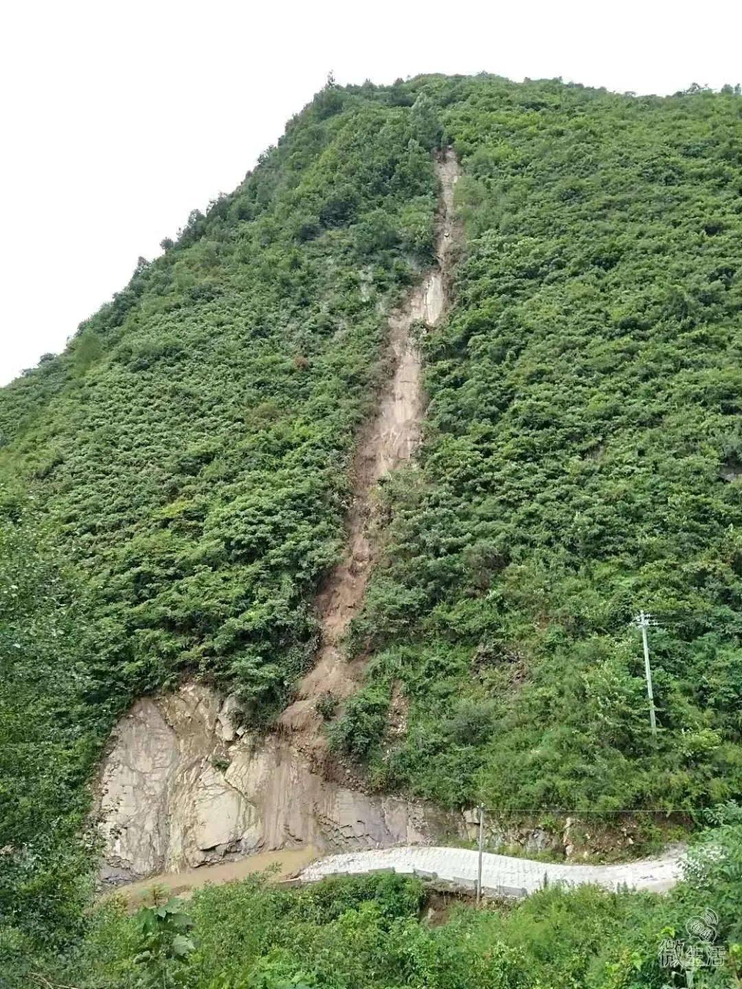 镇雄这里发生山体滑坡!村民直言不知道该怎么办