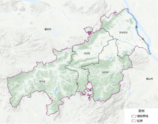 規劃範圍:佛山市高明區行政轄區,包括荷城街道,楊和鎮,明城鎮,更合鎮