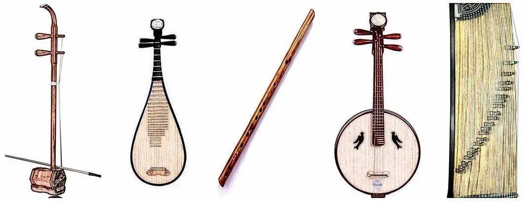 丝弦五重奏——通过竹笛,二胡,古筝,中阮,琵琶五种乐器将"花好月圆"的