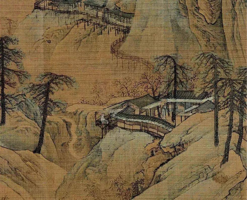 赵伯驹的青绿山水精工之极又有士气