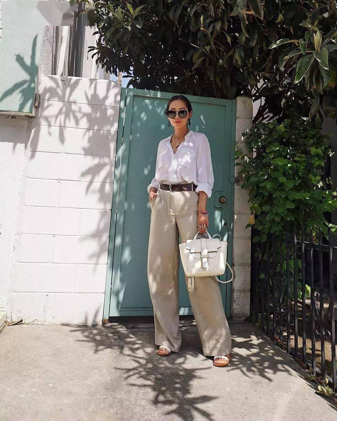 视觉|“衬衫 + 阔腿裤”才是真爱CP呀，夏末初秋就这样穿!