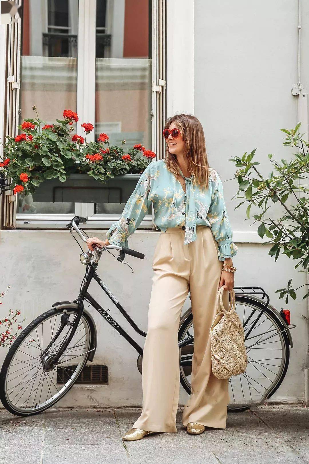 视觉|“衬衫 + 阔腿裤”才是真爱CP呀，夏末初秋就这样穿!