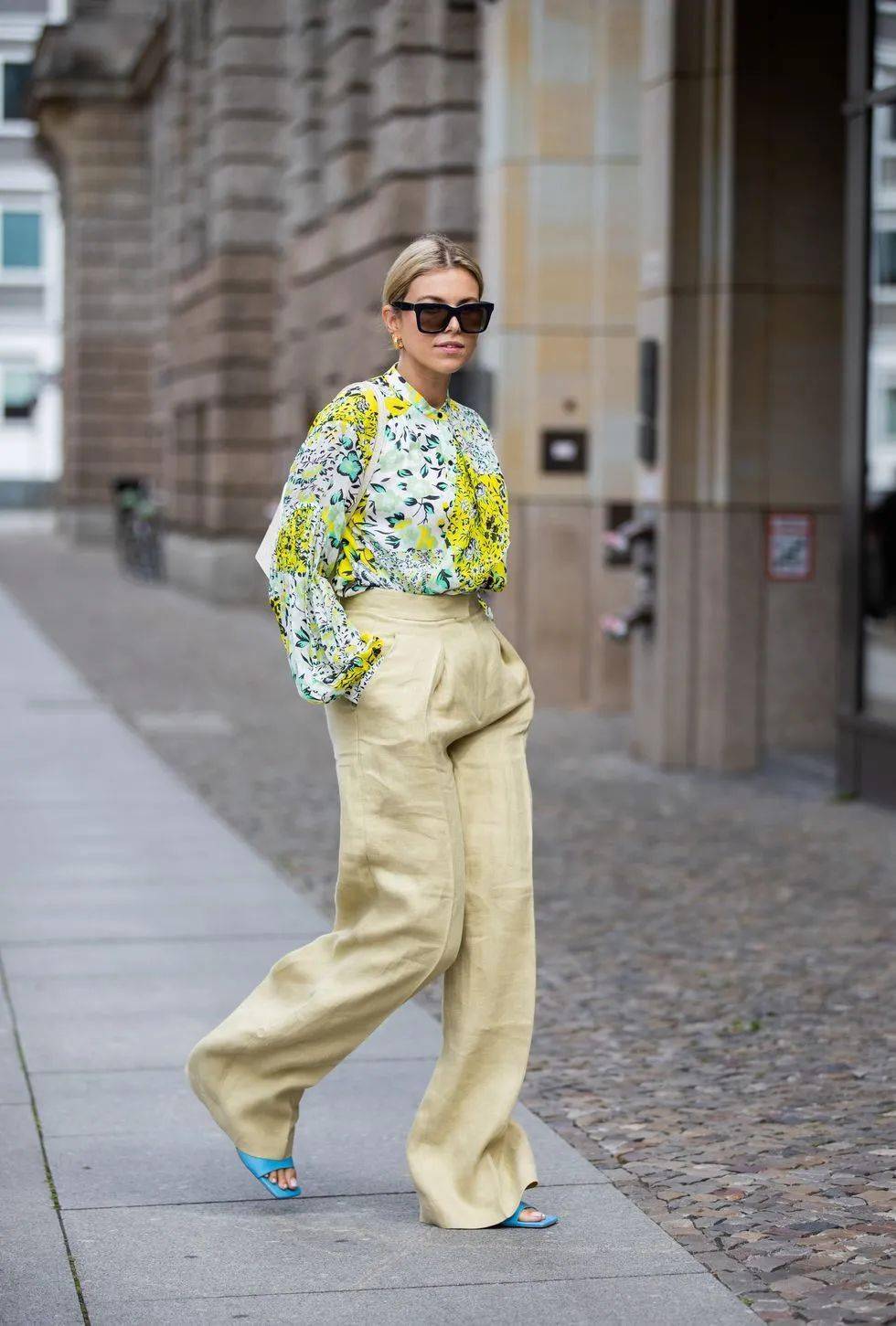 视觉|“衬衫 + 阔腿裤”才是真爱CP呀，夏末初秋就这样穿!