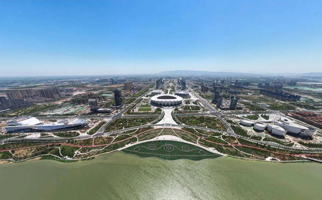 灞河西岸升起崭新文化地标,长安书院亮相奥体片区_西安