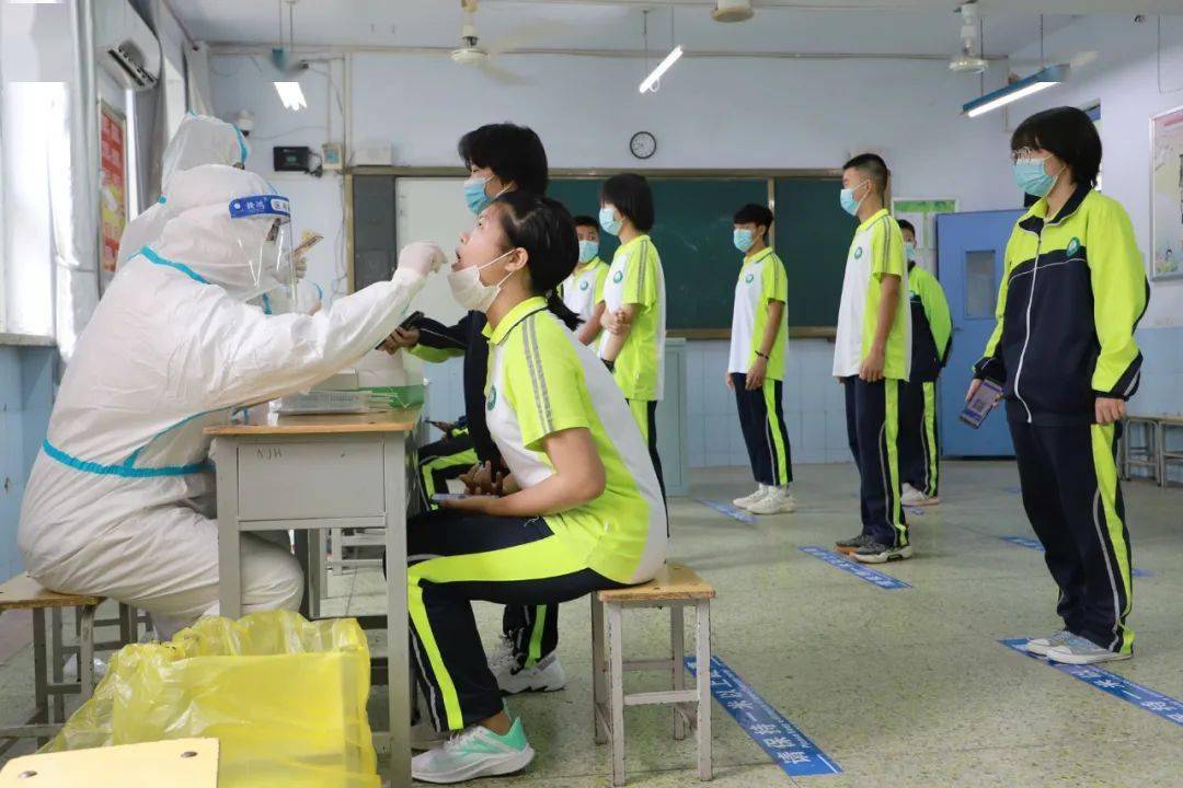 三中学子校园防疫工作已就绪静等开学归来