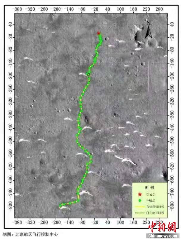 中新社|“祝融号”驶上火星表面满百天