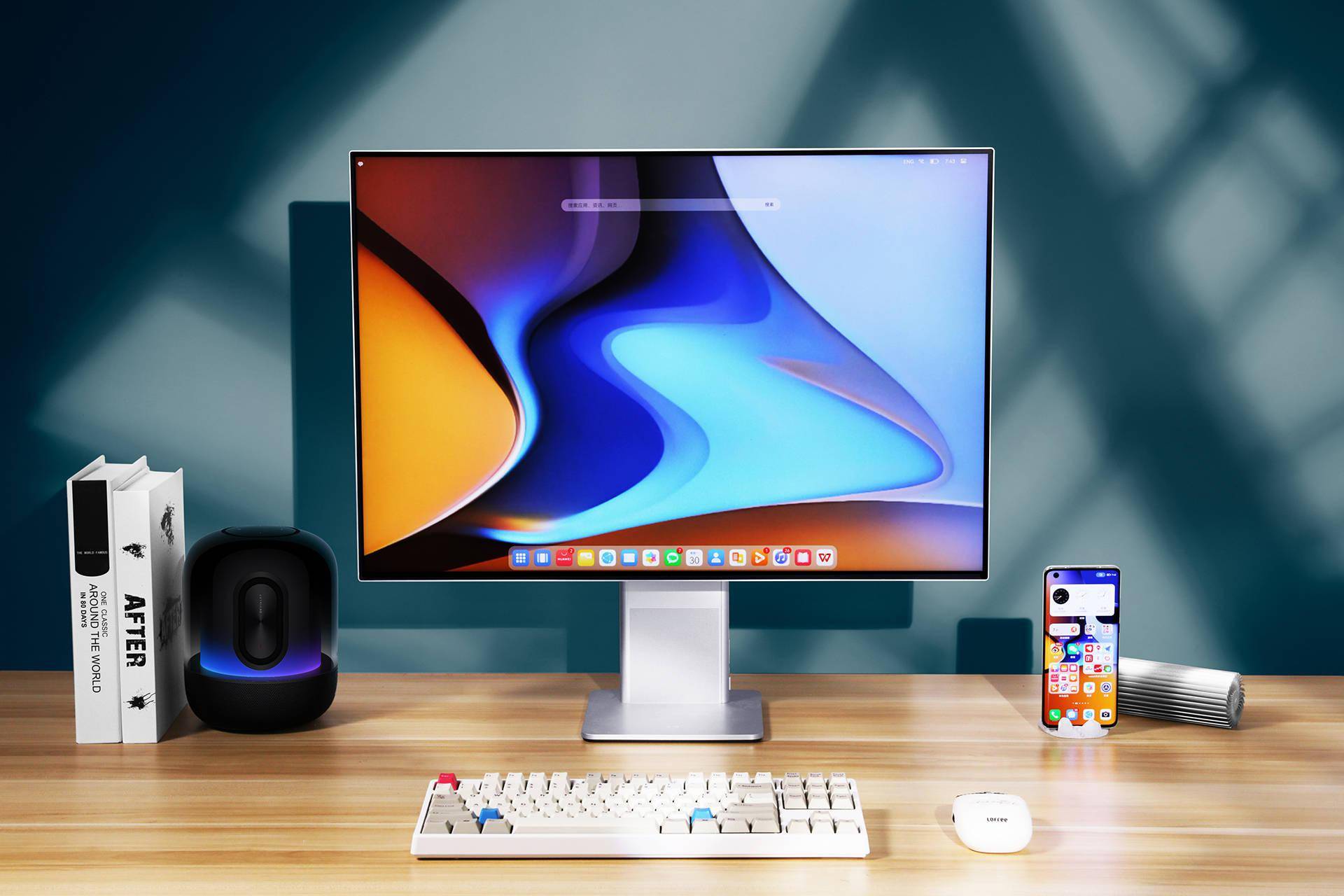 用华为mateview显示器搭建出梦想桌面 颜值和体验或许