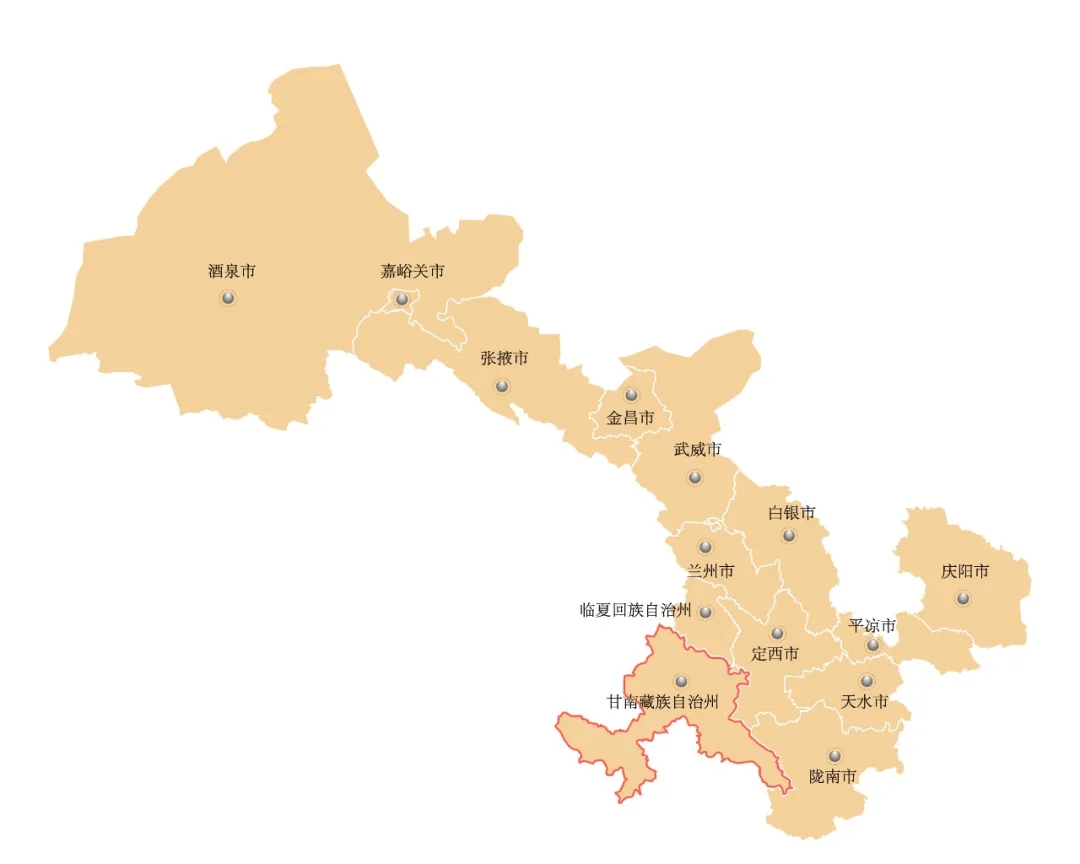 甘南州地理位置图片